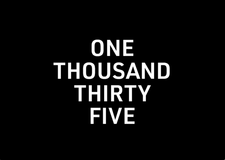 one thousand thirty five
